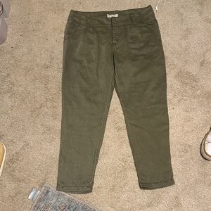 Free People Sage Green Trousers